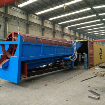 Mobiele Alluviale Goud Diamanten Herstelproces Plant Trommel Wasmachine Afhankelijk van het model