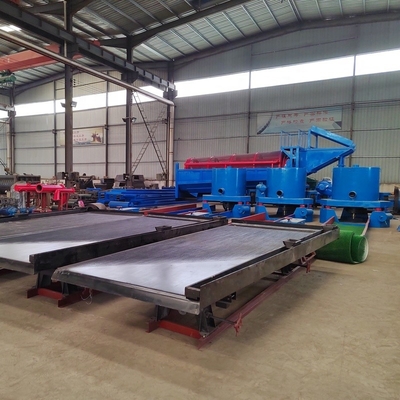 Floatatieseparator en trommelscherm van roestvrij staal voor goudseparatiesysteem 50T-500T