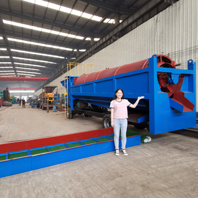 River Gold Trommel Screen voor mobiele kleine goud wasmachines hangt af van het model