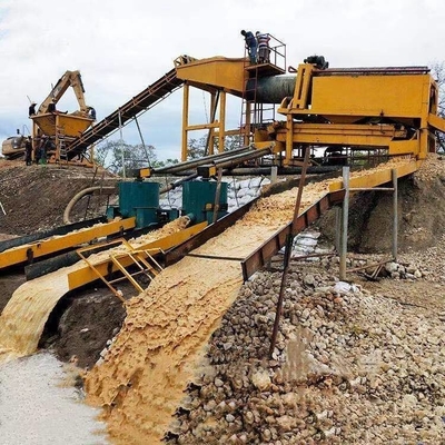 Populaire verkoop Goudmijnbouw Beste Goud Sluice Box Voor 1000 * 6000mm Grootte