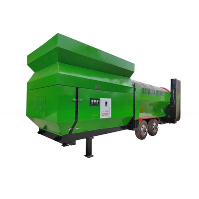 6200 KG capaciteit Rotary Drum Trommel Screen voor Circular Vibrated Soil Compost Machine