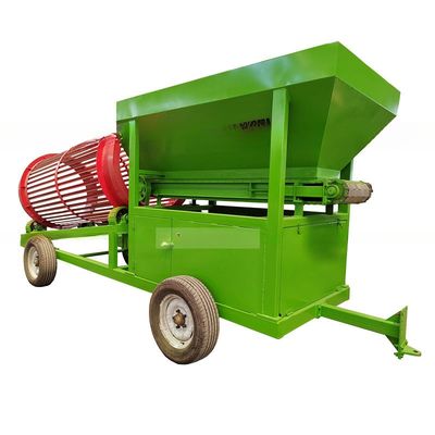 Roterende brandhout houtsplinten trommel scherm handmatige installatie en spanningsopties