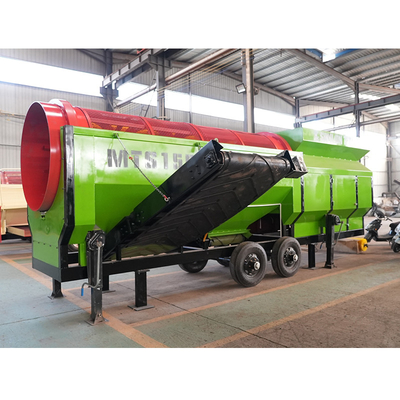 9.4*2.2*2.9M Topsoil Sittler Trommel Screen voor recycling en bouw afval