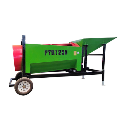 2022 Design Brandhout Mobile Trommel Screen met en aanpasbare ontladingsgrootte