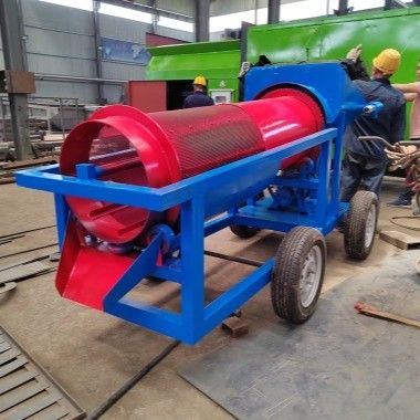 Professionele grijze mobiele goudmijnscherm voor de scheiding van erts met grote capaciteit