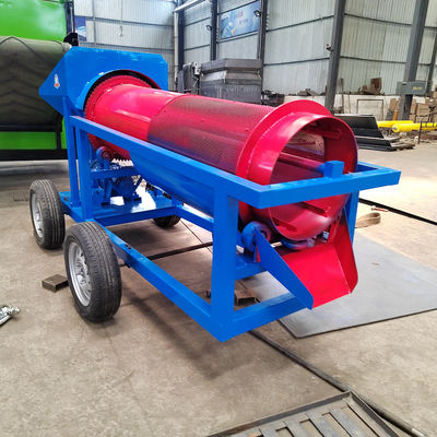 Professionele grijze mobiele goudmijnscherm voor de scheiding van erts met grote capaciteit