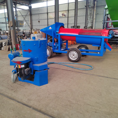 Professionele grijze mobiele goudmijnscherm voor de scheiding van erts met grote capaciteit