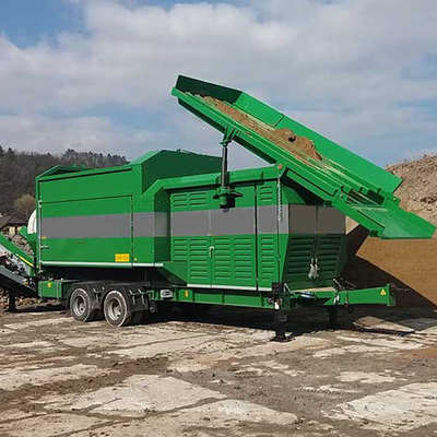 MTS0818 MTS1022 MTS1230 MTS1550 Draaiend Draagbaar Compost Trommel Screen voor screening