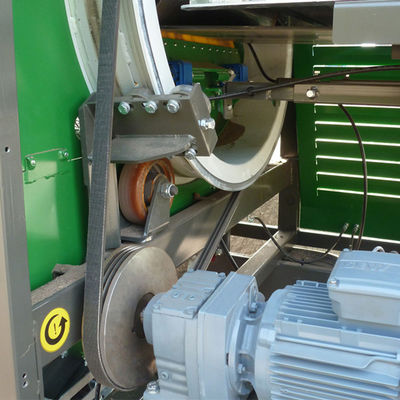 Afvoergrootte Minder dan 6 mm Mobiele trommel grindwasser voor de scheiding van vast afval