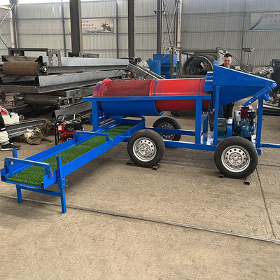 mobiele ertsconcentrator-goudertscreenprocessor voor scheiding en concentratie