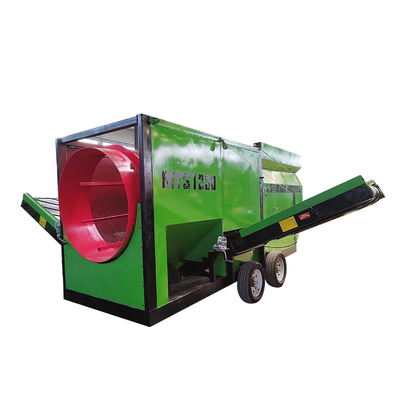 Mobiele composttrommel scherm voor bouwmaterialen winkels