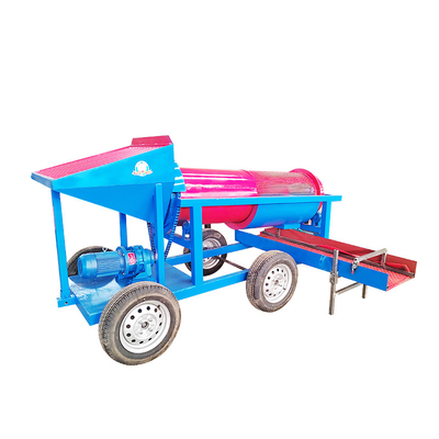 Verzekering van kleine capaciteit van goudmijnbouw trommel scherm voor mobiele wasmachines