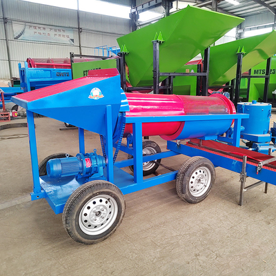 Verzekering van kleine capaciteit van goudmijnbouw trommel scherm voor mobiele wasmachines
