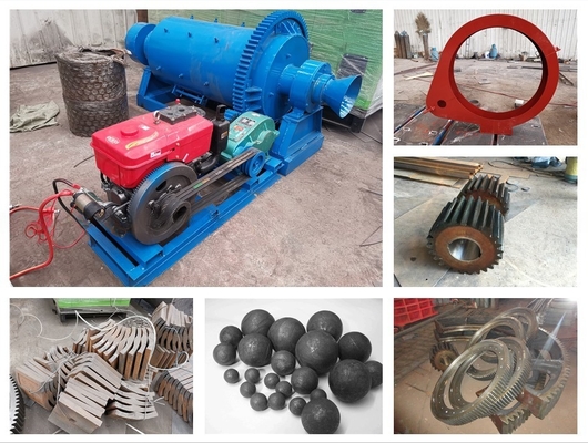 900 x 1800 kogelmolen Rotsbreker voor het slijpen van gouderts in Tanzania nat of droog type