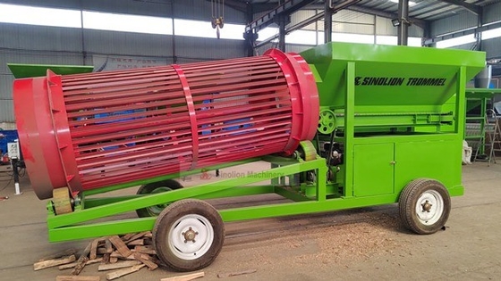Vuurhout Trommel Screener nu getransformeerd met Circular Wood Chips Rotary Drum Screen