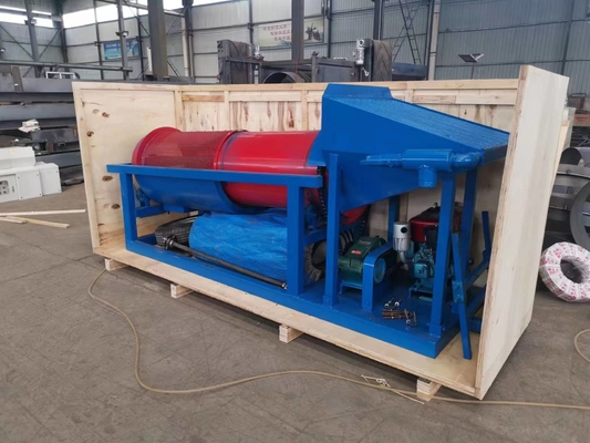 Energiemijnbouw Hot Mini Mobile Alluvial Gold Screening Placer Gold Wastrommelscherm