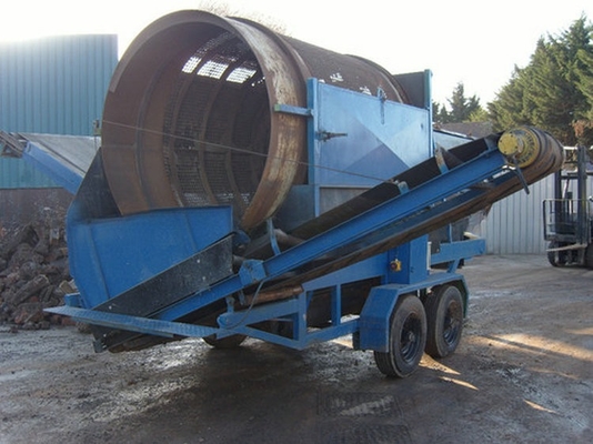 Topsoil Compost Sand Gravel and More Rotary Trommel Screen Machine voor afvalrecycling