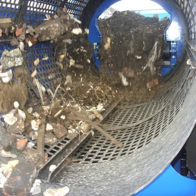 Topsoil Compost Sand Gravel and More Rotary Trommel Screen Machine voor afvalrecycling