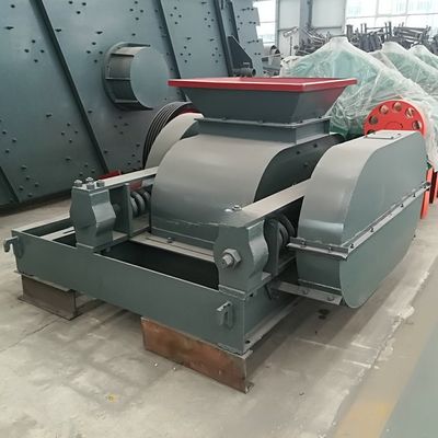 Motor Type AC Coal Gangue Double Toothed Roll Crusher / Stone Gold Twee rolcrusher