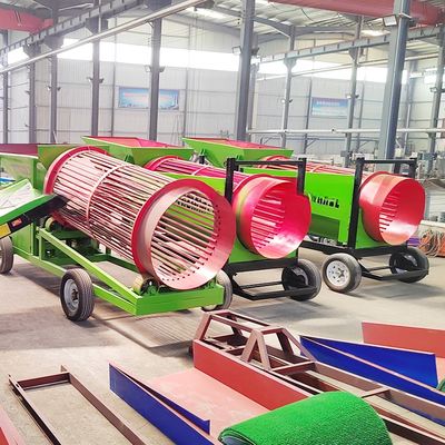 Ontwerp mobiele brandhout trommel scherm met roestvrij staal materiaal en hoge capaciteit