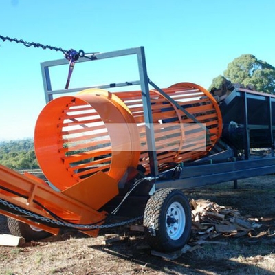 Professionele aluminium afvalsorting compost trommel screener met 380V/415V/440V spanning
