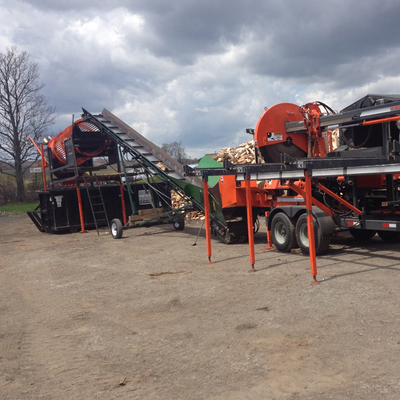 Afvoergrootte Minder dan 6 mm Rotary Compost Fertilizer Trommel Screener voor zand screening
