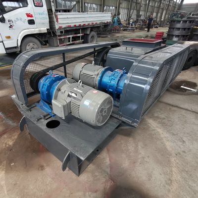 Motor Type AC Coal Gangue Double Toothed Roll Crusher / Stone Gold Twee rolcrusher