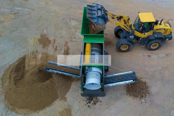 GTS 1540 mobiele trommelscherm met hoge capaciteit