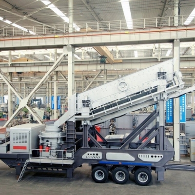 Integratieve draagbare mobiele steengroeveermachine en gemakkelijke bediening met lasframe