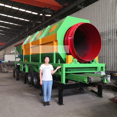 Afvaltrommel scherm voor afvalverwerking in 2.2T-18T Capaciteit 2022 Classificatie