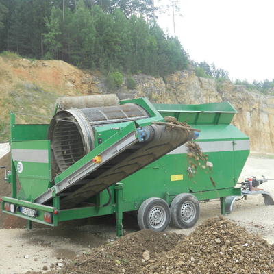 MTS0818 MTS1022 MTS1230 MTS1550 Draaiend Draagbaar Compost Trommel Screen voor screening