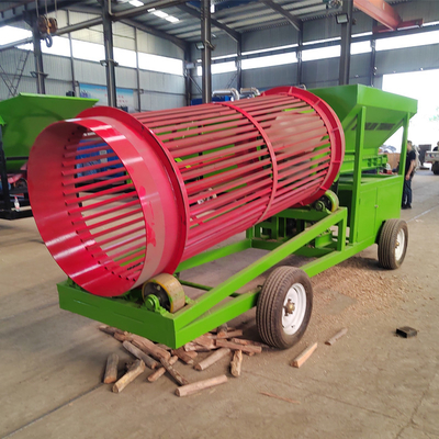 Hoogwaardige cirkelvormige trommel roterende trommel schermseparator met twee trillingsmotoren