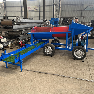 220V/380V Spanning Goudmijnbouwapparatuur Mini-goudwassen met klein trommel scherm