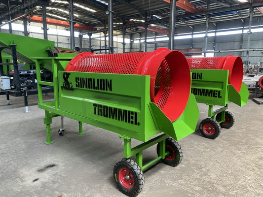 Rotary Drum Sieve Sand and Gravel Separator Kleine trommel scherm Capaciteit ≤15m3/h Erts