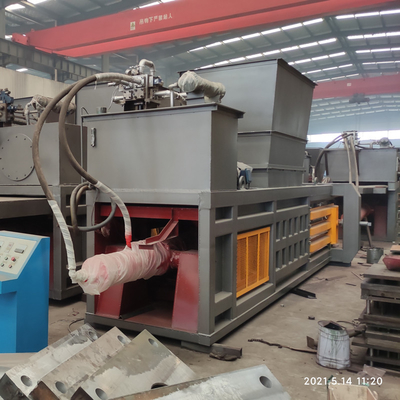 Verpakkingsmateriaal van kunststof Warm horizontale balermachine voor het recyclen van schuimschroot