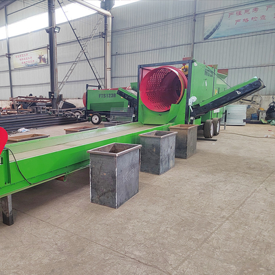 Huishoudelijk afval sorteermachine met hoge stijfheid en MTS0818 Trommel Drum Screen