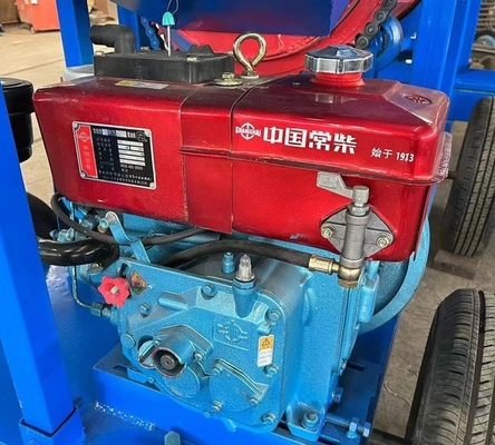 Maximale grootte 100 mm mobiele goudmijnbouw roterende trommel scherm met benzinemotor of dieselmotor