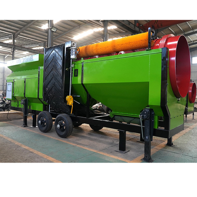 Drum Trommel Screener voor Draagbaar Compost Houtskool Grond Vuurhout Rotswormen Bovengrond