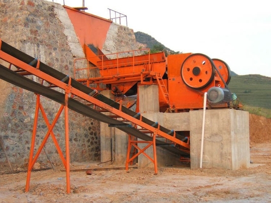 Elektromotor Automatische draaibare Grizzly Vibrating Feeder voor Stone Sand Crushing Plant