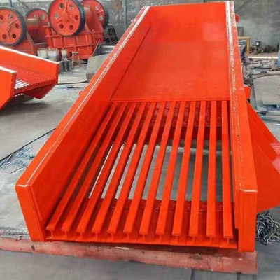 Elektromotor Automatische draaibare Grizzly Vibrating Feeder voor Stone Sand Crushing Plant