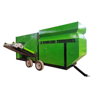 1200x2500 Composttrommel-screener voor het screenen van beweegbare afvalstoffen bij de productie van compost
