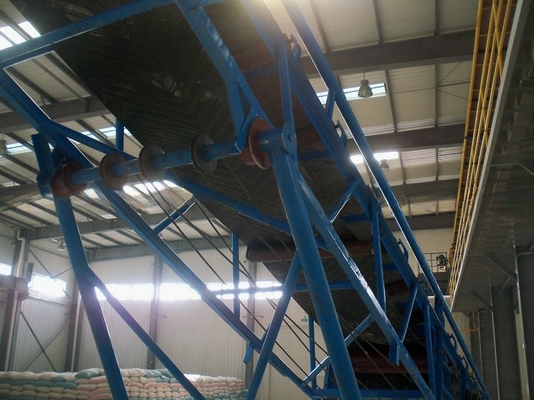 Omvat industriële PVC-transportband en variabele instelbare snelheid voor het transport van droger