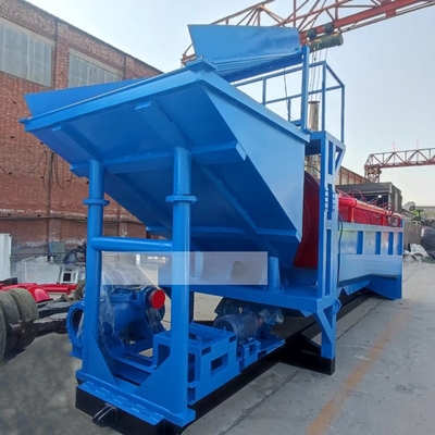 Mobiele alluviale goudstofseparator 30-150 ton per uur Capaciteit en dieselgenerator
