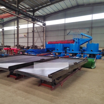 Mobiele alluviale goudstofseparator 30-150 ton per uur Capaciteit en dieselgenerator