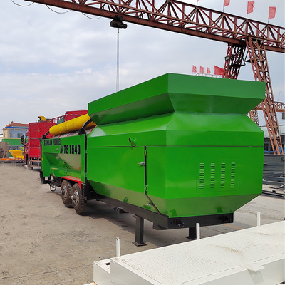 2000 KG Topsoil Sand Gravel Trommel Screen voor mobiele huiscompost aggregate screening