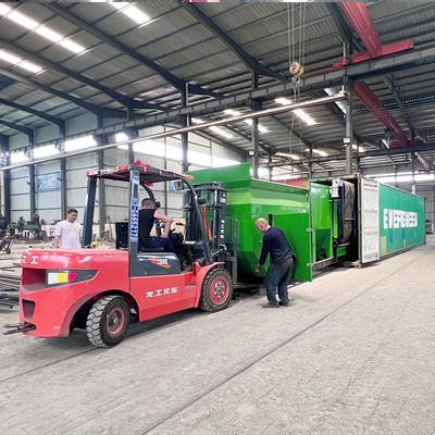 2000 KG Topsoil Sand Gravel Trommel Screen voor mobiele huiscompost aggregate screening