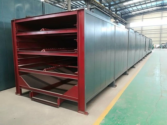 BBQ Houtskool Briquette Mesh Band Dryer en Briquette Dryer met Warmlucht Verwarmingsbron