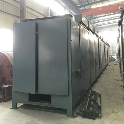 Hoogproductieve houtsplinten BBQ Houtskool Briquette Mesh Band Dryer met prestaties