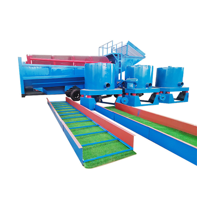 Mini Small Mobile Sand Gold Mining Trommel Wash Plant voor minder dan 6 mm ontladingsgrootte