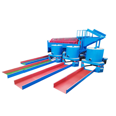 Mini Small Mobile Sand Gold Mining Trommel Wash Plant voor minder dan 6 mm ontladingsgrootte